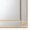 Baxton Studio Iara Modern Glam and Luxe Antique Goldleaf Finished Wood Accent Wall Mirror 224-12927-ZORO - alternate 6
